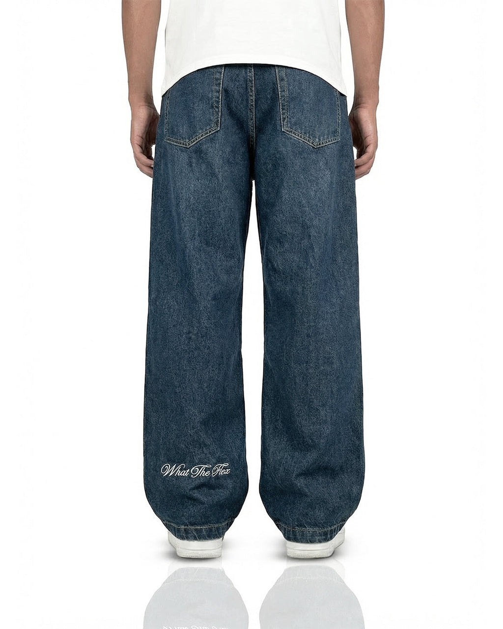 Phantom Blue Baggy Denim Jeans