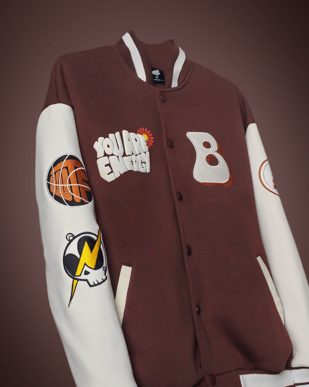 Praise To The Highest Brown Varsity Jacket