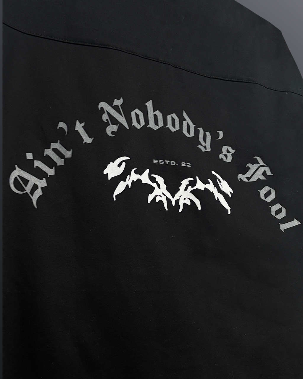 Rebel Black Cotton Shirt