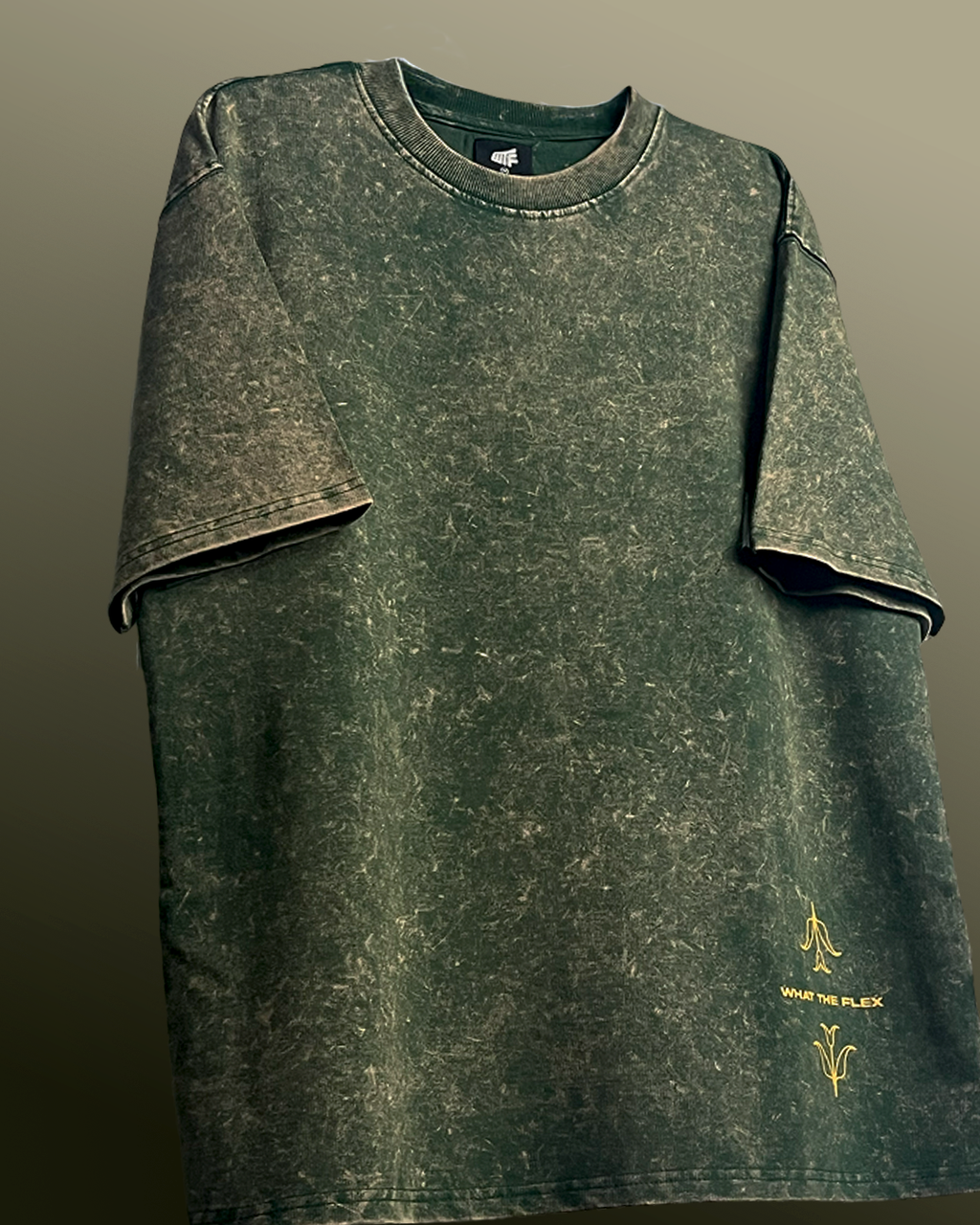 Relentless Green Acid Wash T-Shirt