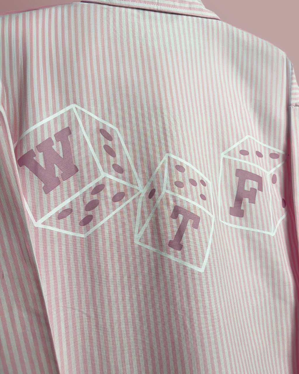Rolling Pink Striped Shirt