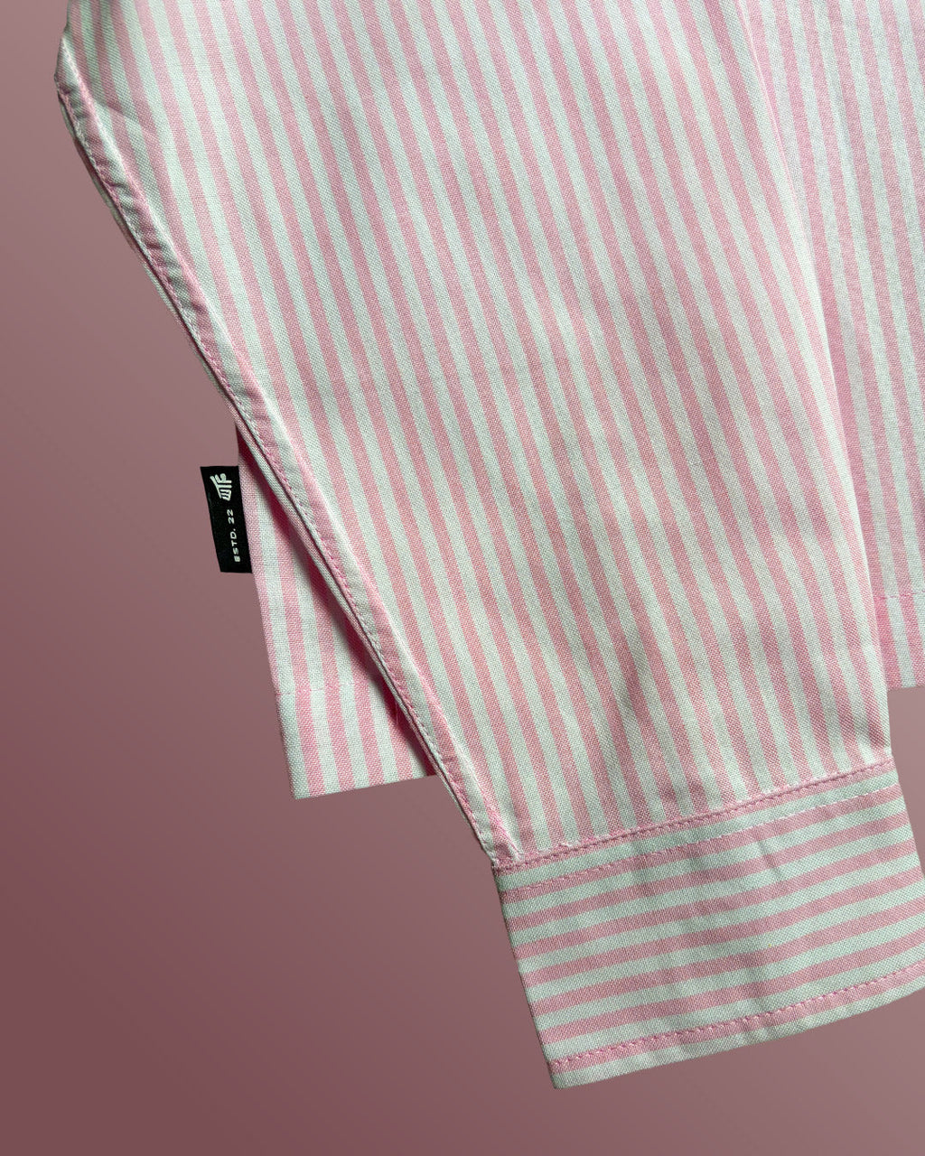 Rolling Pink Striped Shirt