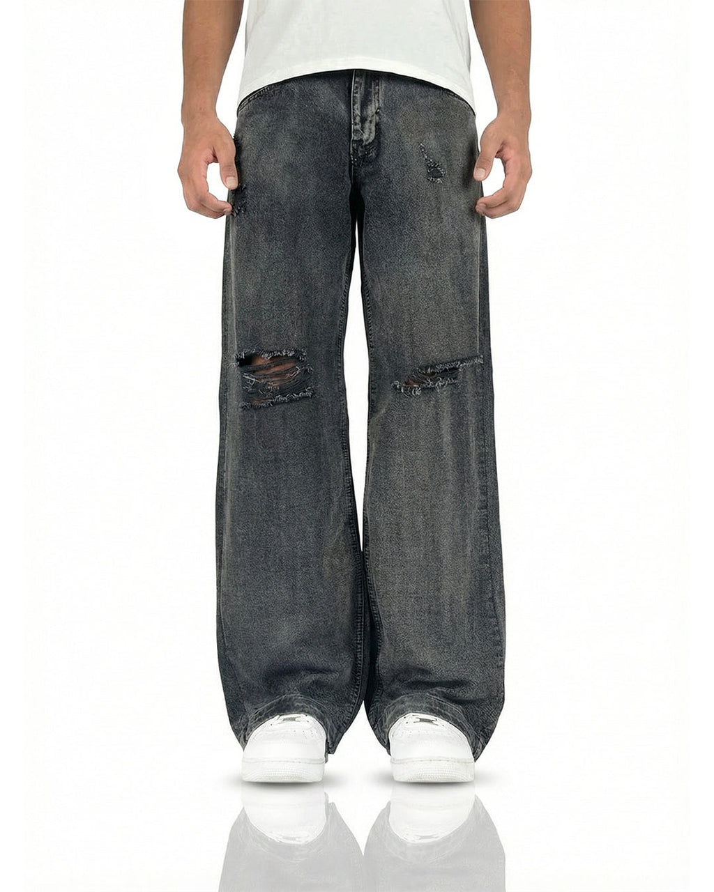 Black Rugged Jeans