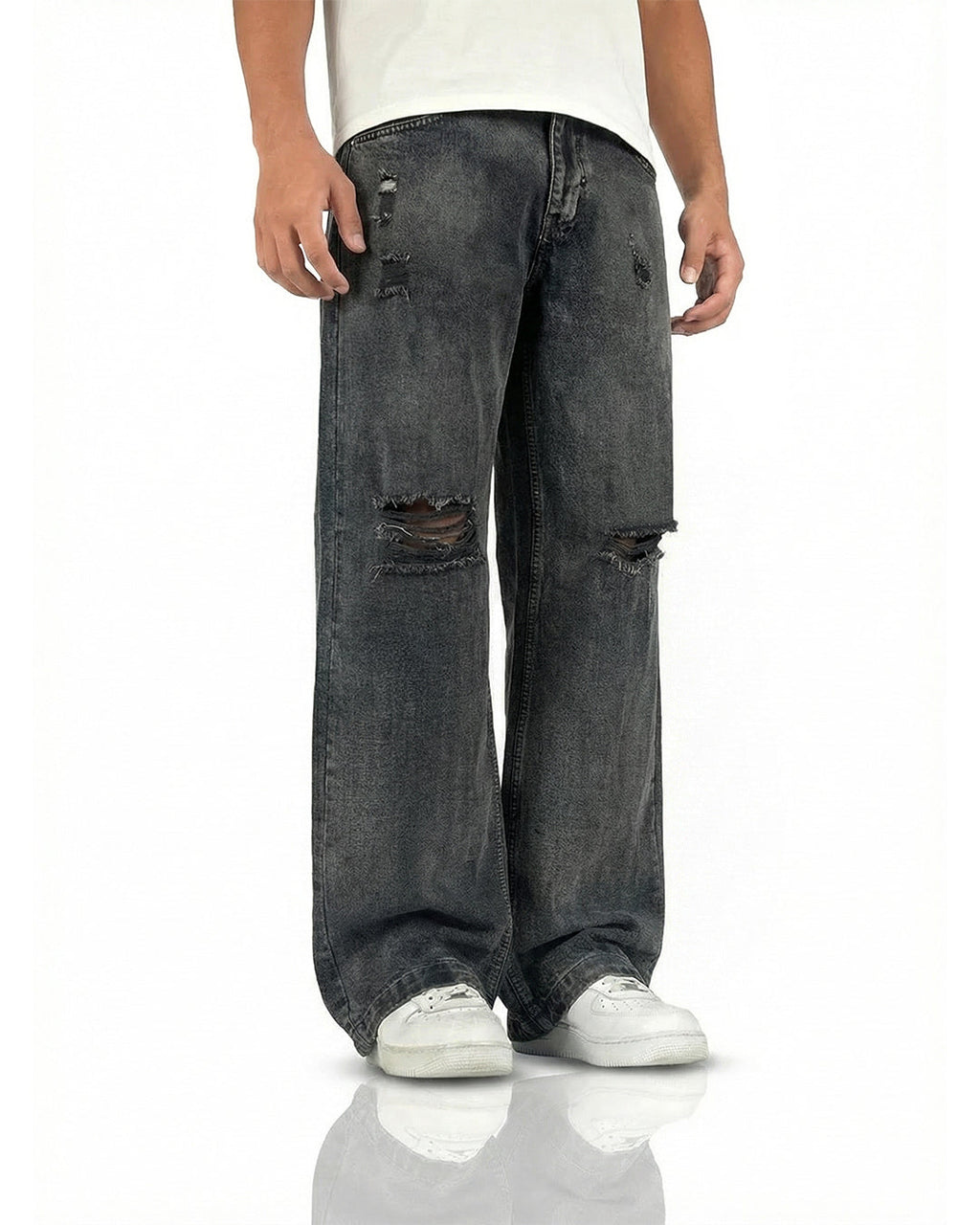 Black Rugged Jeans