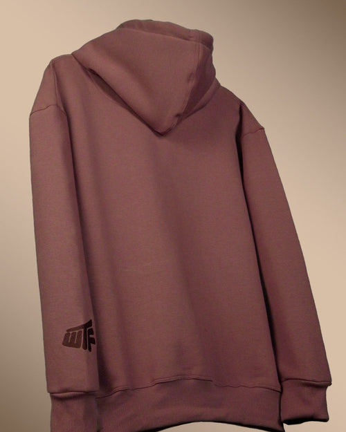 Basic Brown Oversized Hoodie