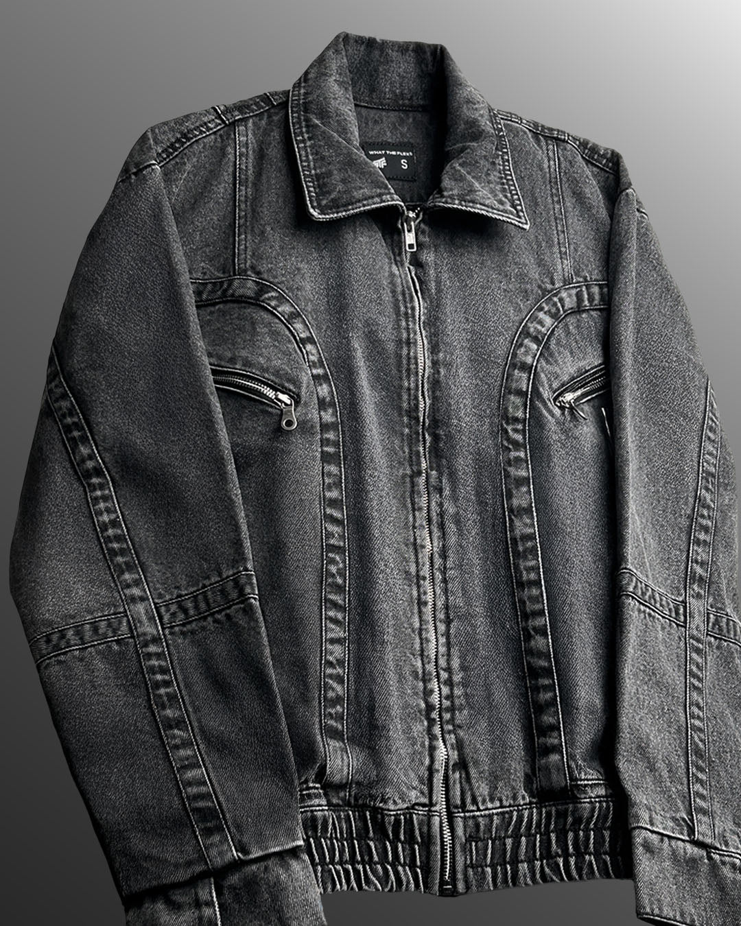 Over Drive Washed Denim Jacket