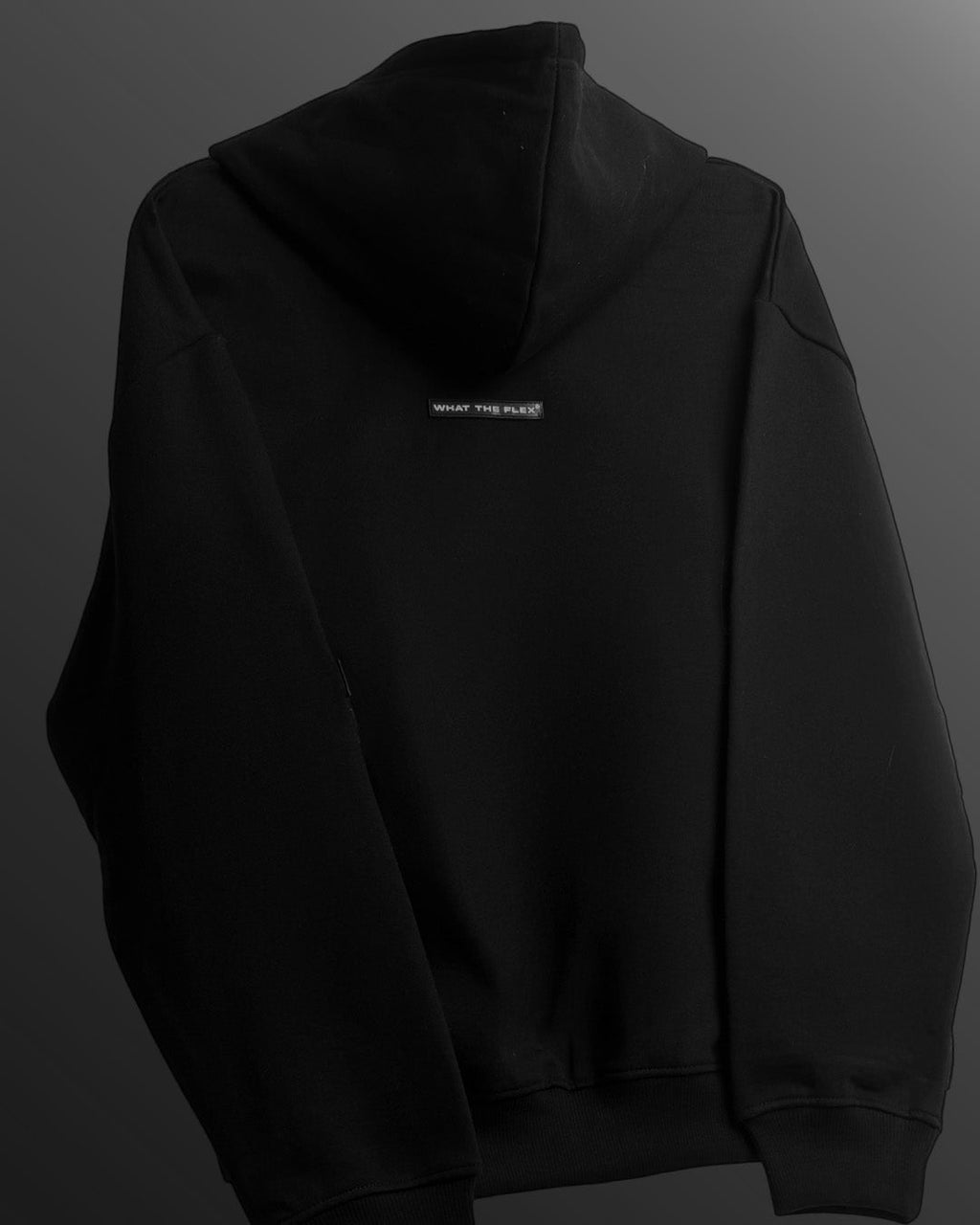 Black Blank Zipper Hoodie