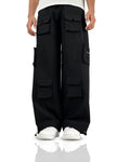 Pocket Talk Black Parachute Pants