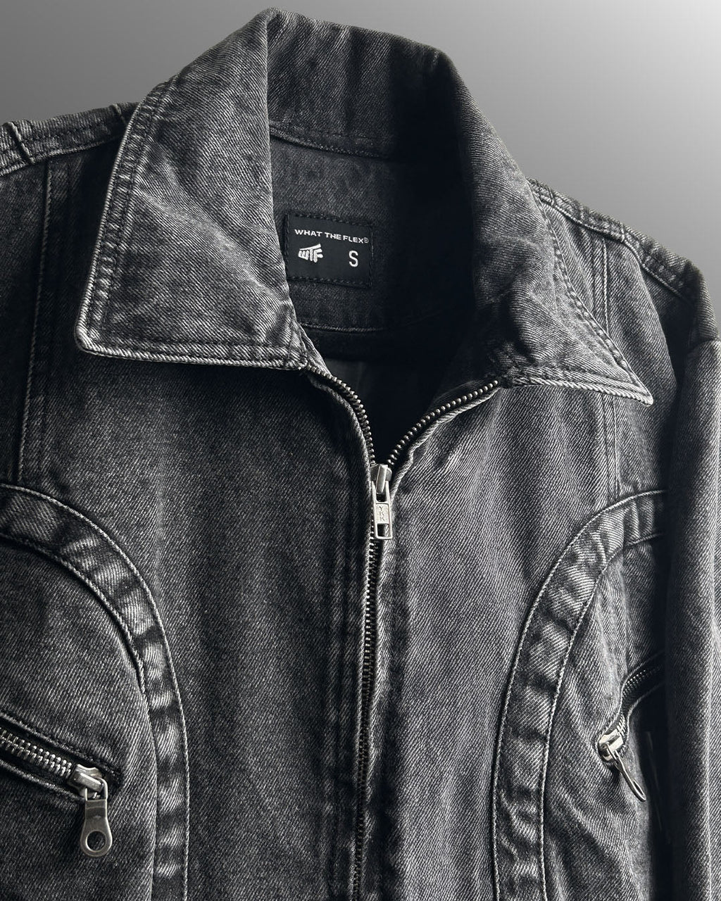 Over Drive Washed Denim Jacket