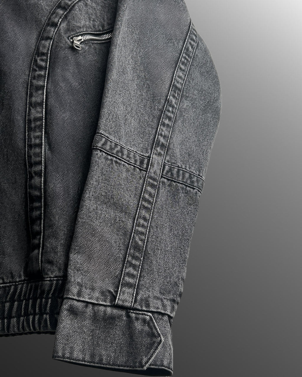 Over Drive Washed Denim Jacket