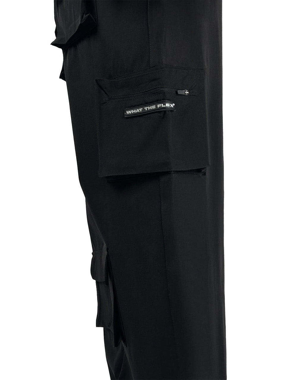 Pocket Talk Black Parachute Pants