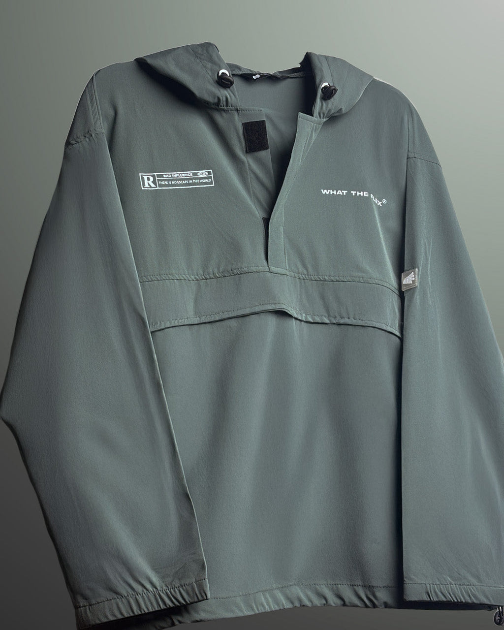 Signature Green Air Nylon Hoodie