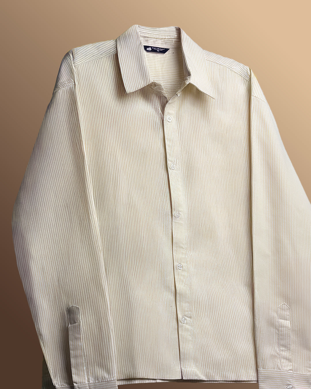 Basic Yellow Stripe Shirt