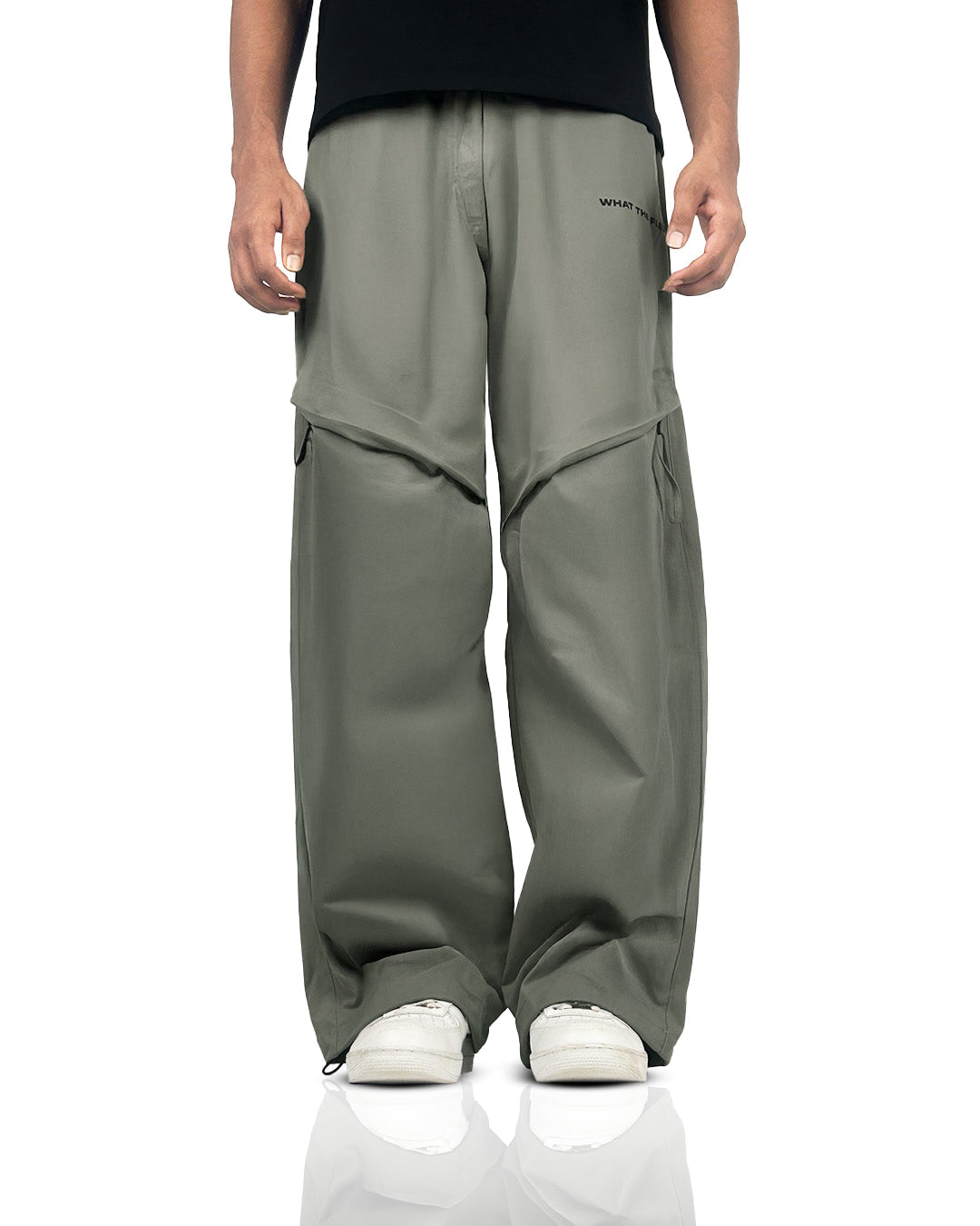 Zip Run Fawn Cargo Parachute Pants