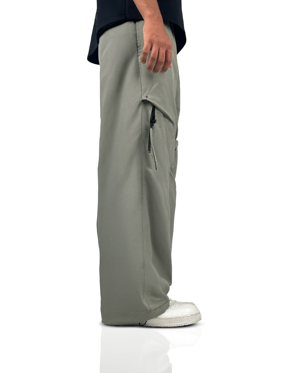 Zip Run Fawn Cargo Parachute Pants