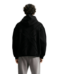 Fearless Black Boxy Fit Hoodie