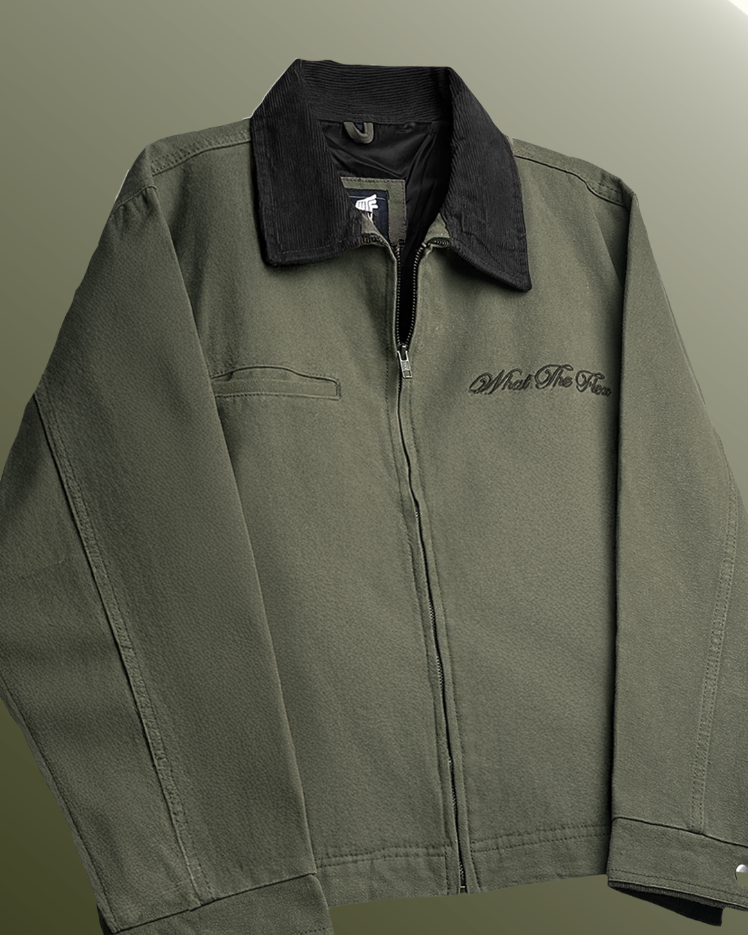 Forest Olive Denim Cord Jacket