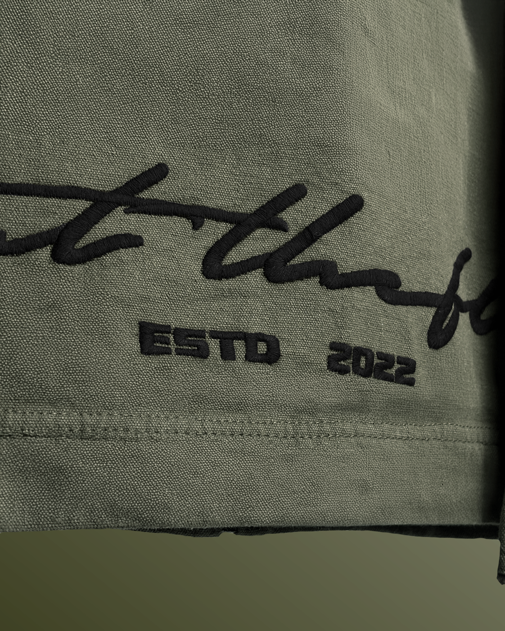 Forest Olive Denim Cord Jacket