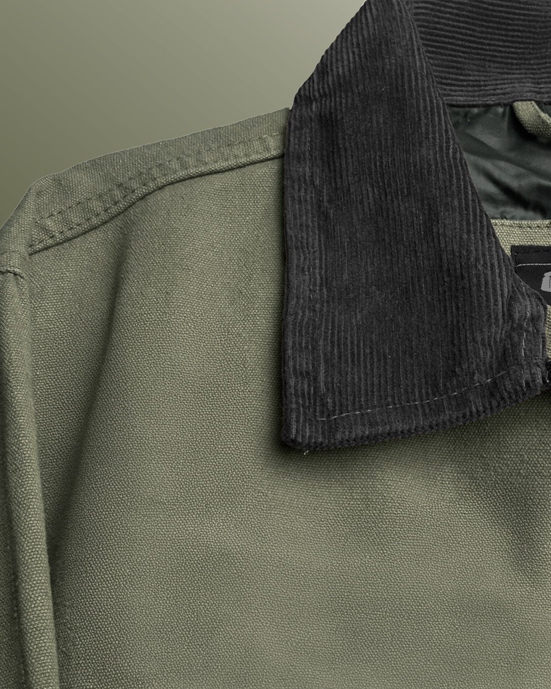 Forest Olive Denim Cord Jacket