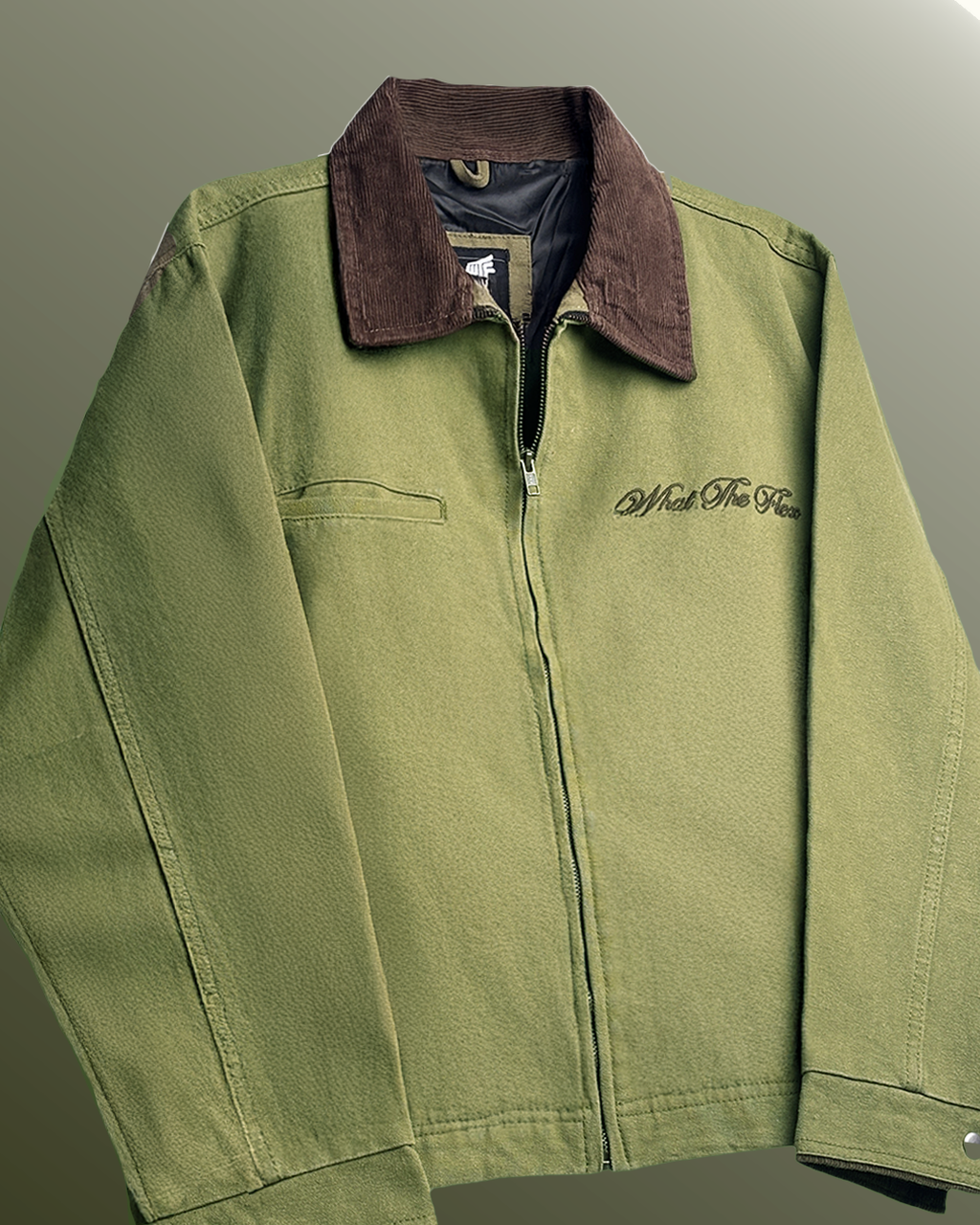 Elite Olive Denim Cord Jacket