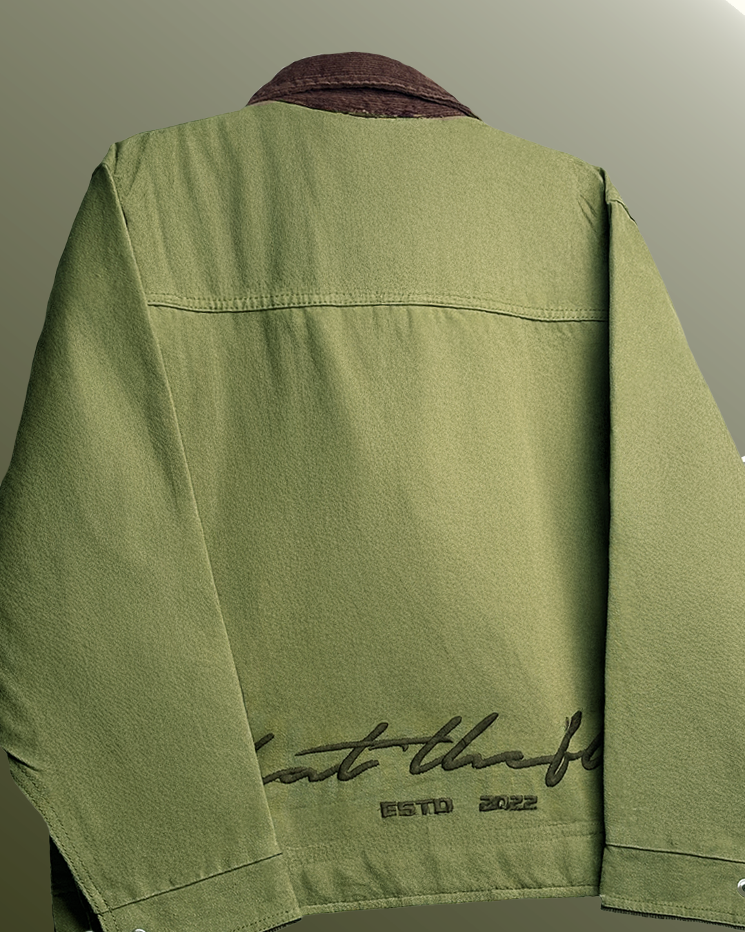 Elite Olive Denim Cord Jacket