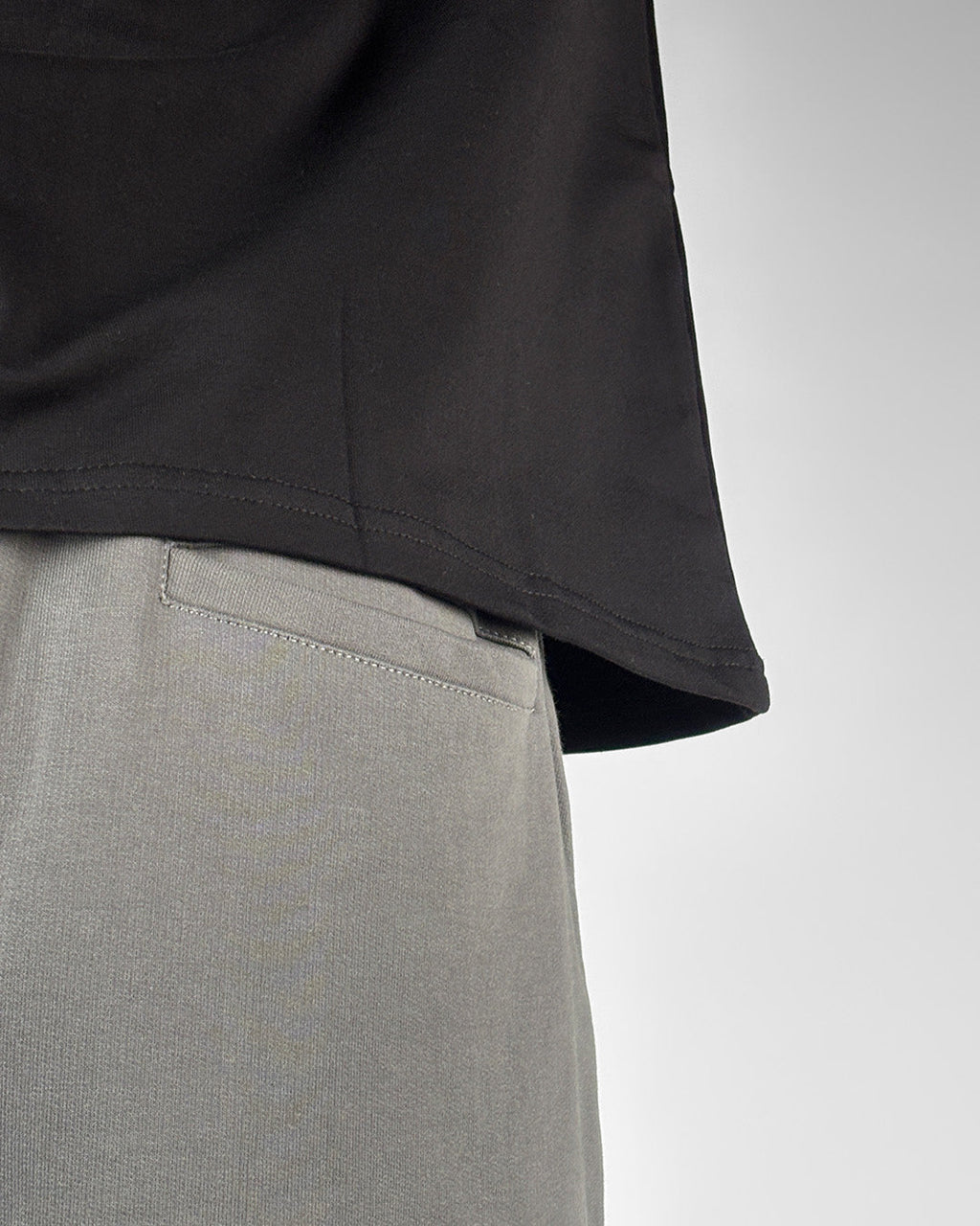 Dropzone Grey Cotton Shorts