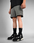 Dropzone Grey Cotton Shorts