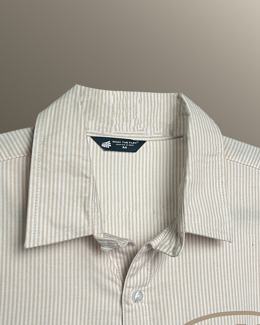 Self Love Club Yellow & White Full Sleeves Striped Shirt