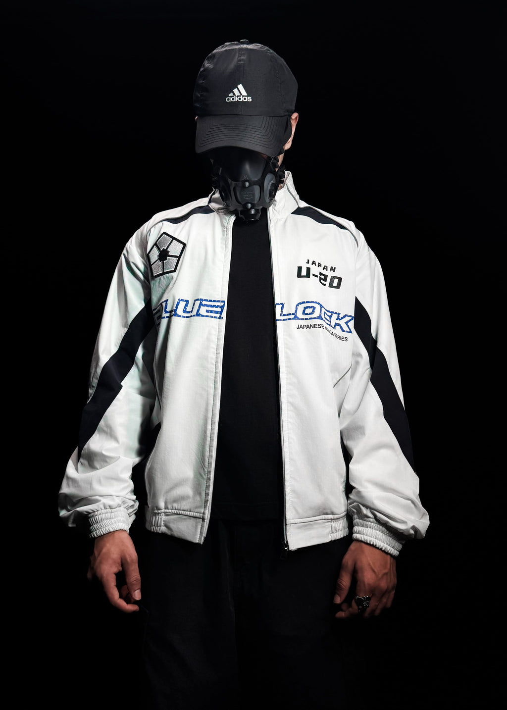 WHITE BLUELOCK / PARACHUTE JACKET