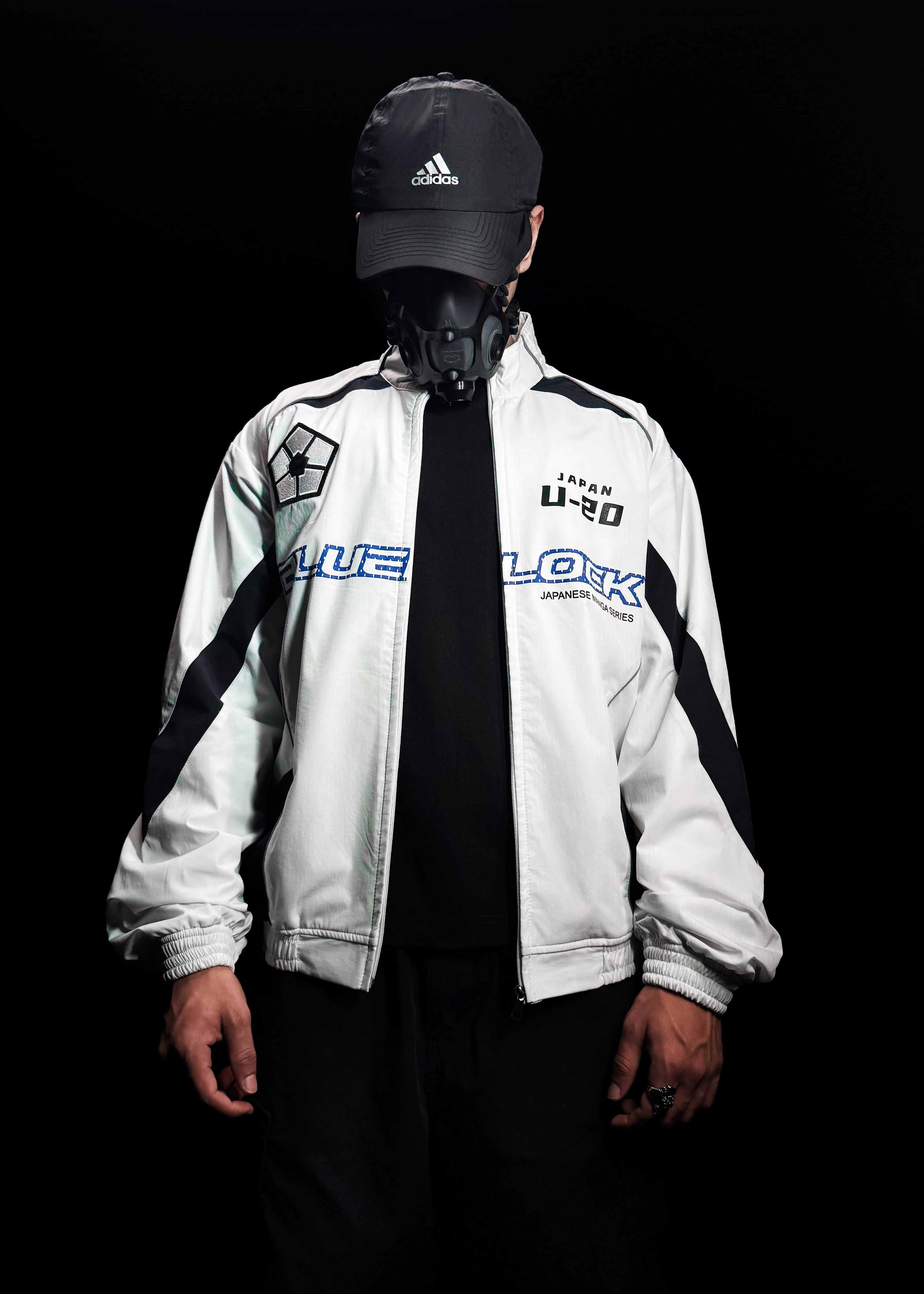 WHITE BLUELOCK / PARACHUTE JACKET