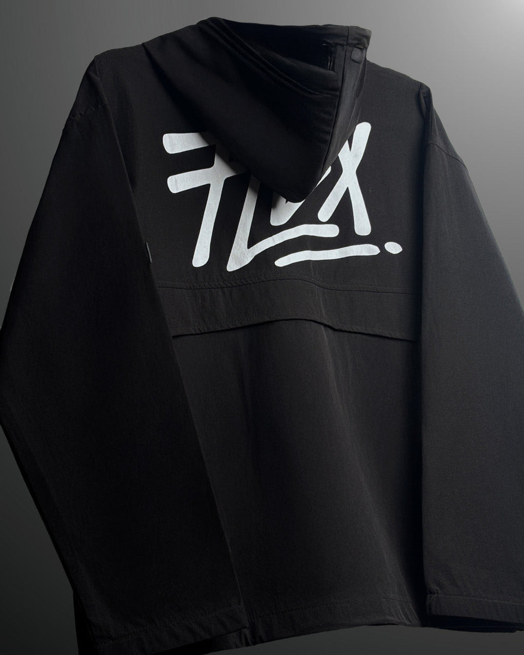 Signature Black Air Nylon Hoodie