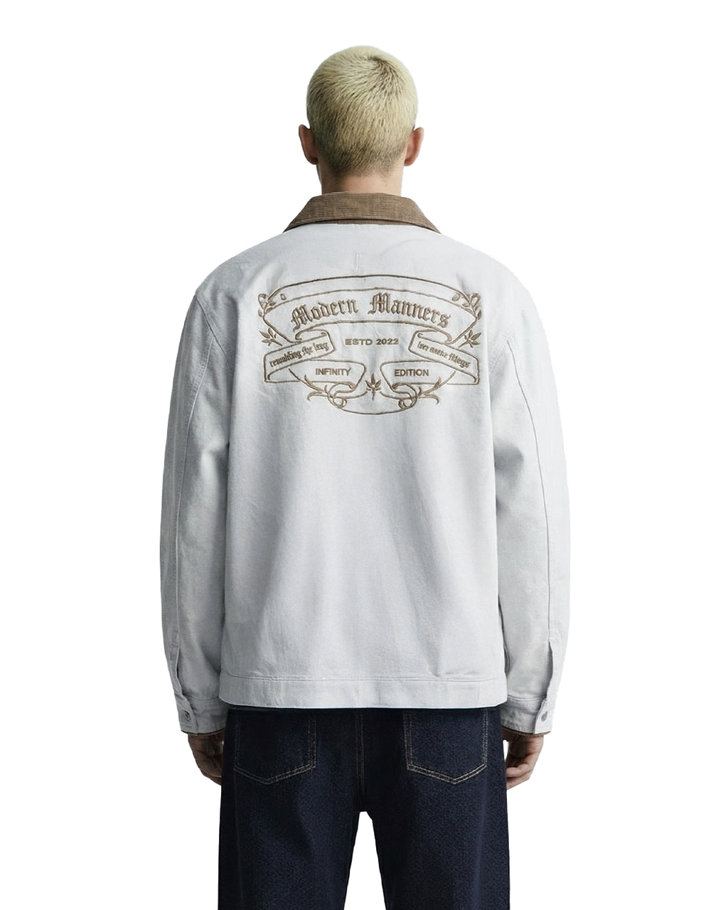 Modern Manner Denim Cord Jacket