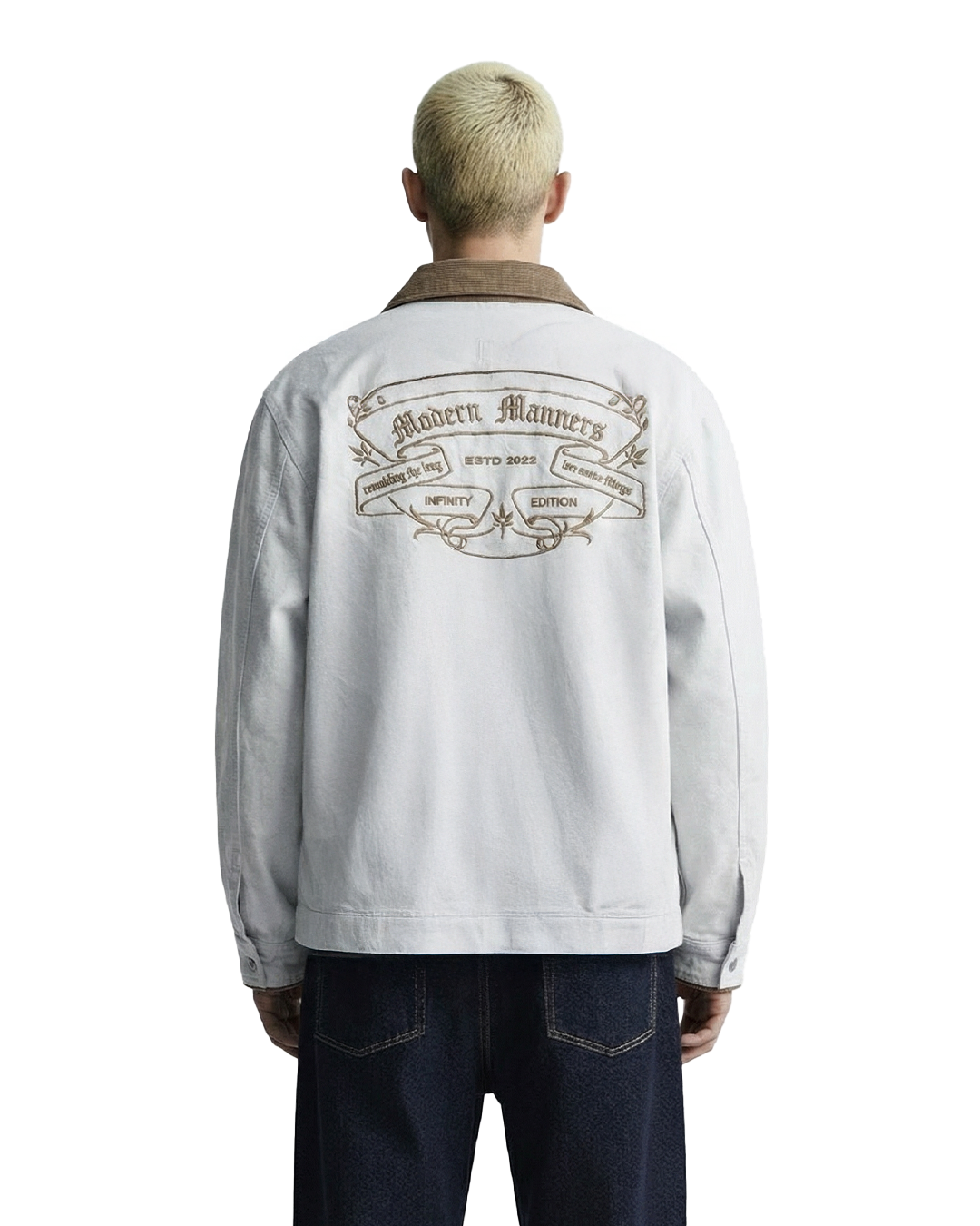 Modern Manner Denim Cord Jacket